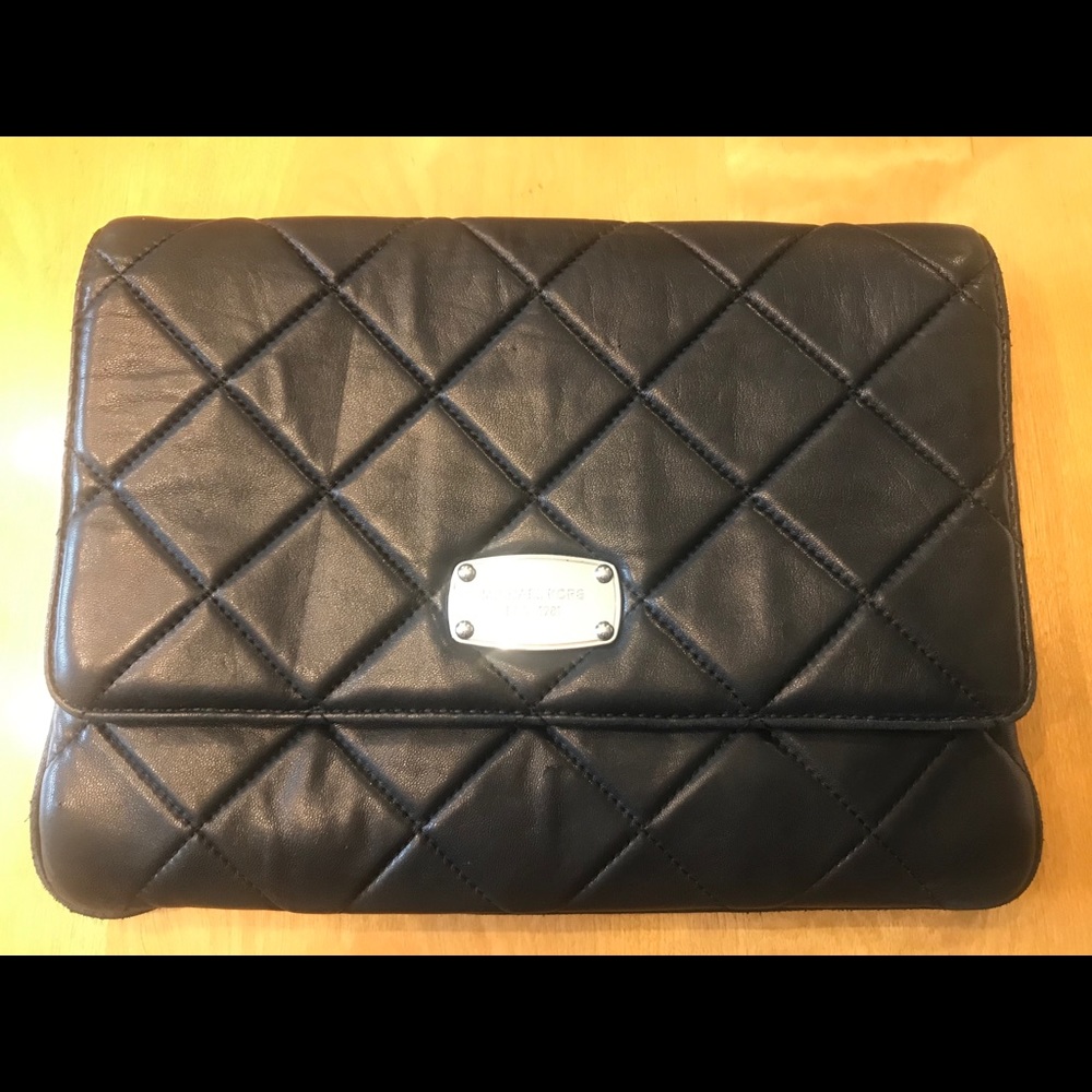 Black Quilted Michael Kors Handbag